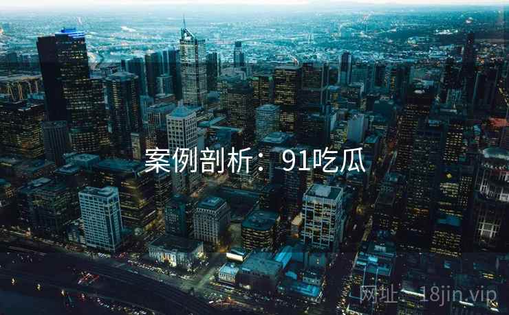 案例剖析：91吃瓜