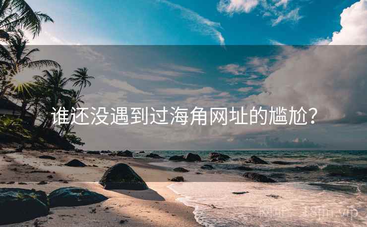 谁还没遇到过海角网址的尴尬？